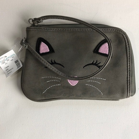 Maurices Handbags - NWT Maurices 🐱 Cat Faux leather wristlet